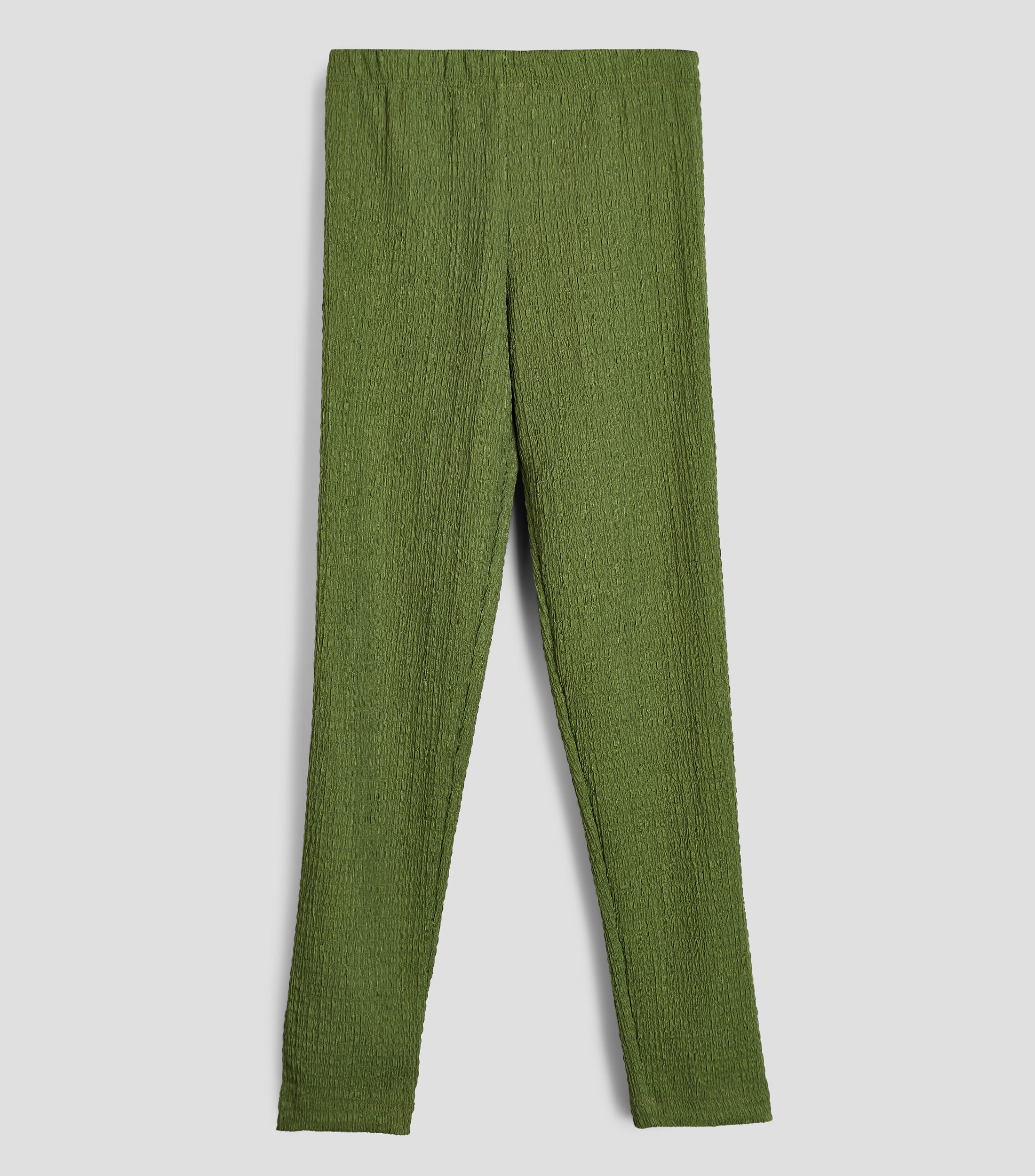 Leggings sólido con textura Niña